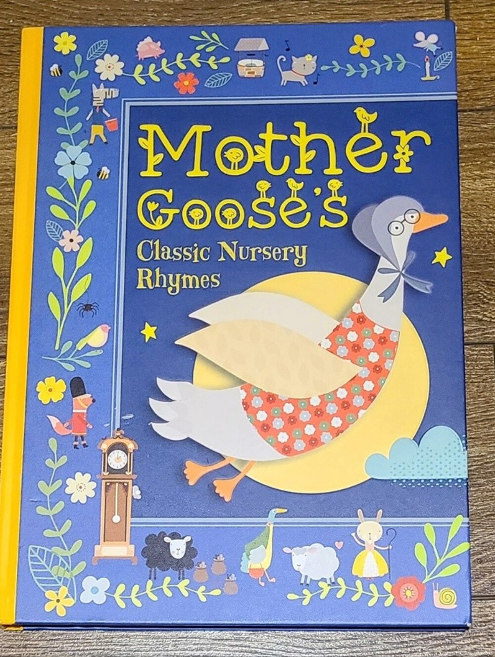 Mother Goose's Classic Nursey Rhymes Hardcover Book - Kids Babies Toddlers